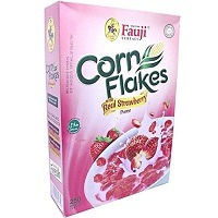 Fauji Corn Flakes Strawberry 250gm
